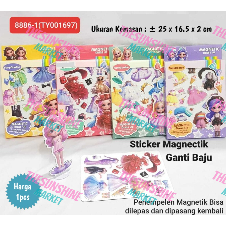 Mainan Magnetic Doll Kimmi And Friends / Mainan Boneka Magnetic