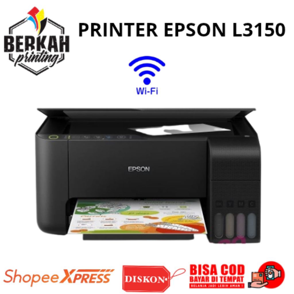 Printer Epson l3150 wifi siap pakai
