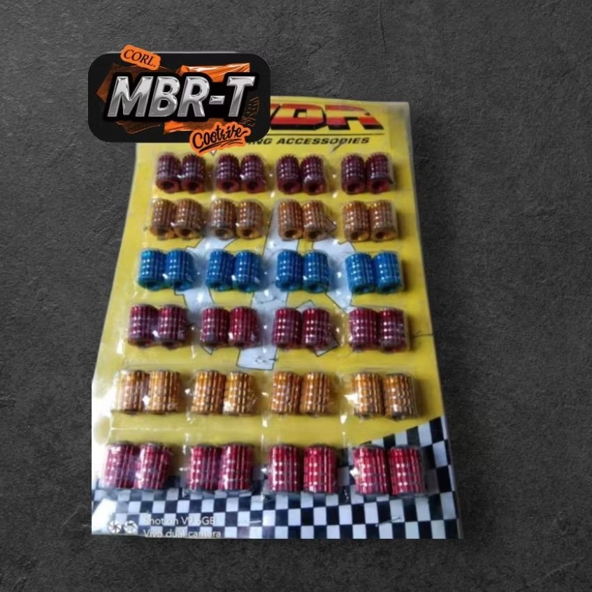 tutup pentil ban motor 2biji / tutup oentil 1set variasi / tutup pentil variasi / tutup pentil varia