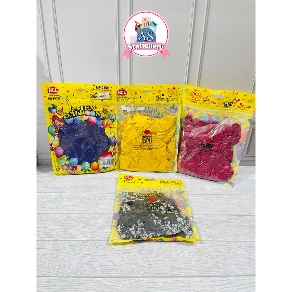 Balon Metalik Polos NCl