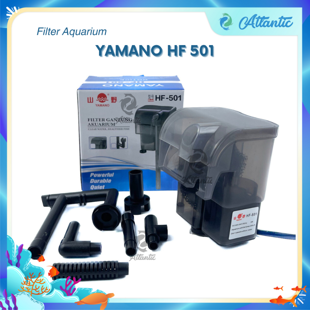 YAMANO HF 501 Filter Gantung Aquarium Aquasape Mesin Filter Aquarium Yamano HF 501