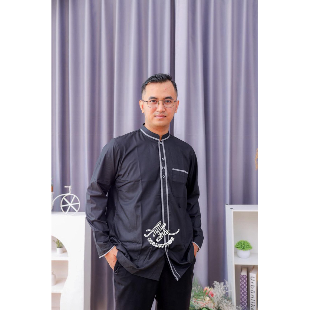 baju koko allebas model madinah