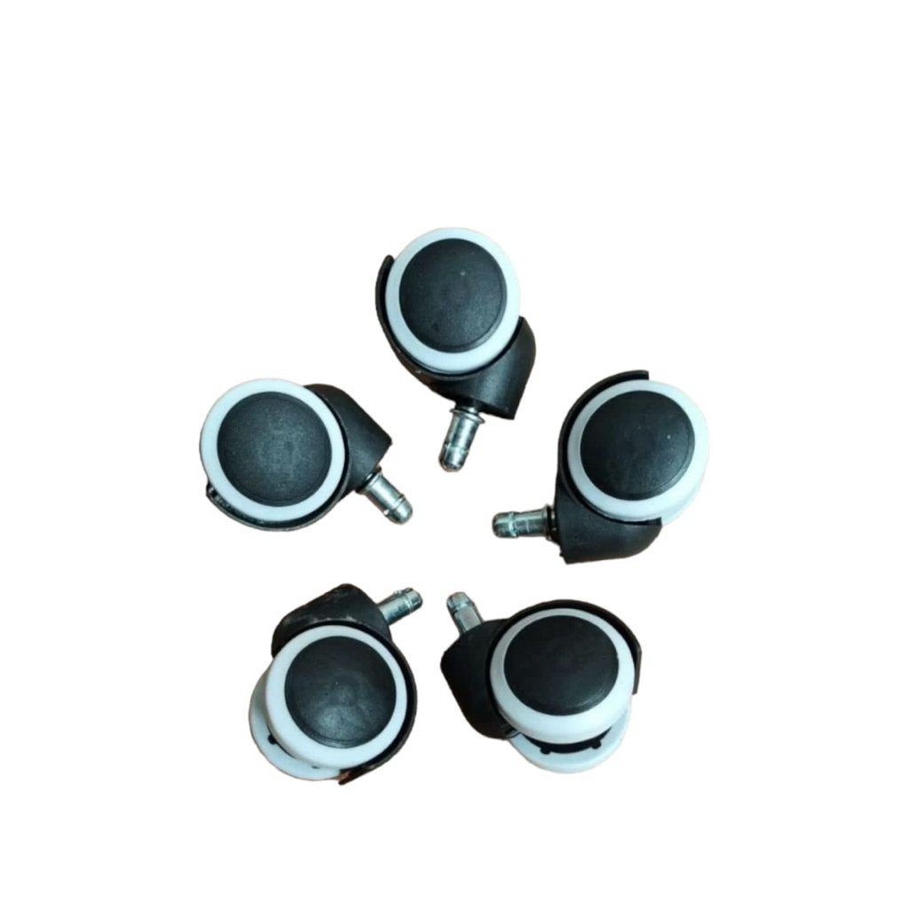 Roda /Kursi / Karet putih / Roda kursi kantor