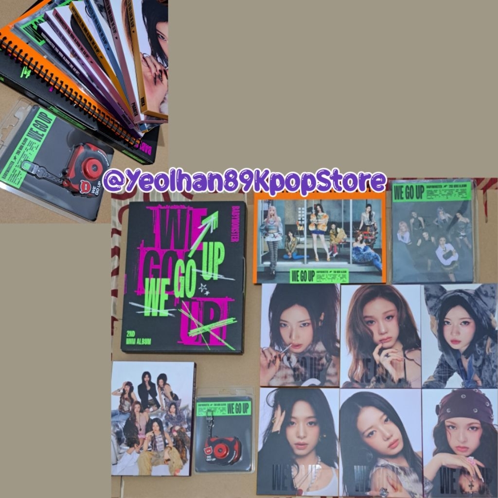 [ReadyStockOfficial] BABYMONSTER 2nd Mini Album WE GO UP Unsealed NO PC 