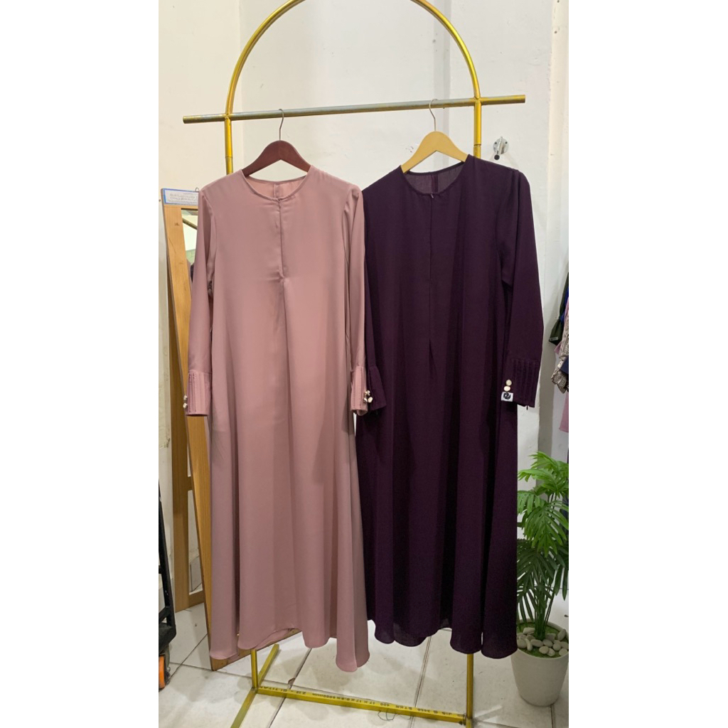 Abaya Tangan ban resleting