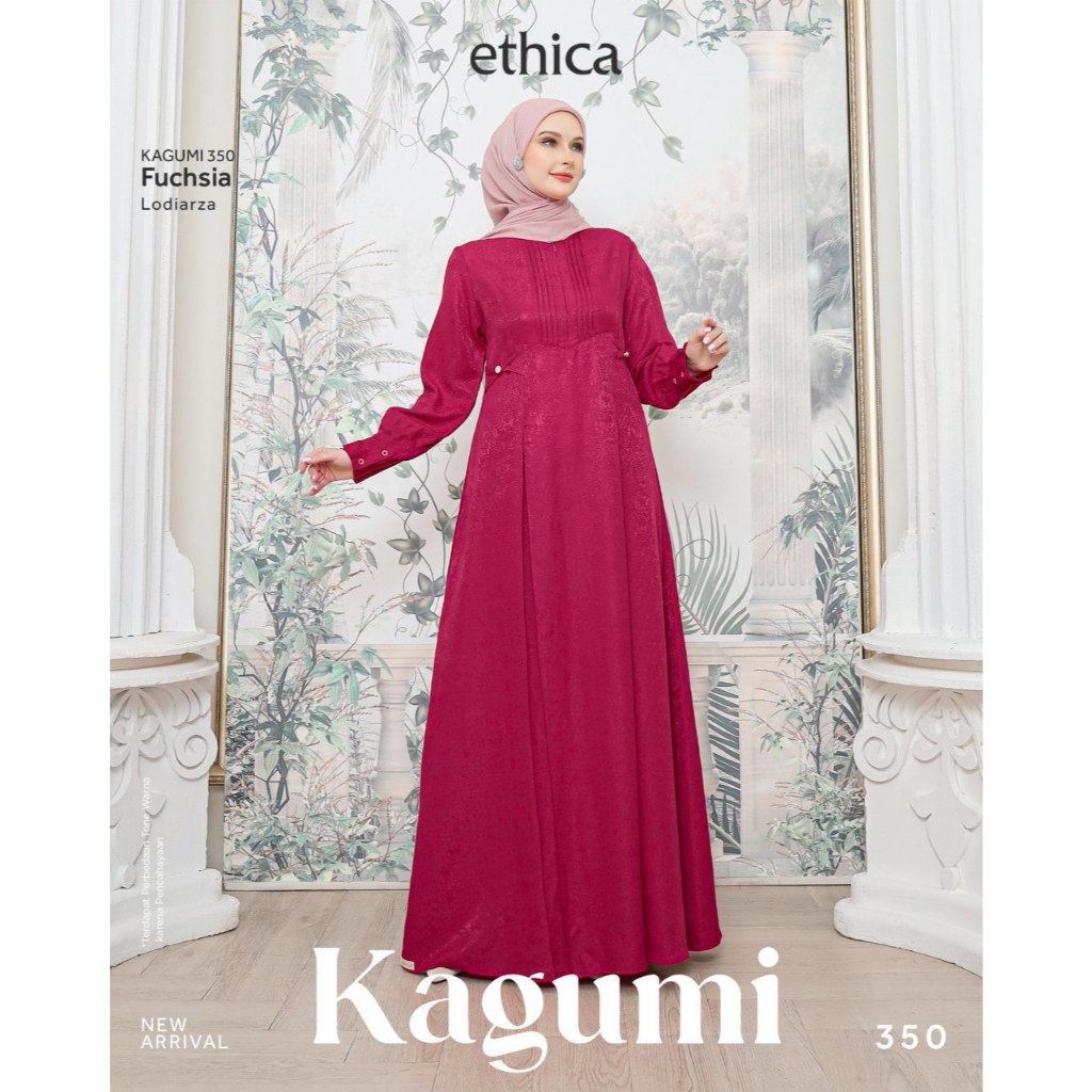 [COD] TERBARU GAMIS ETHICA KAGUMI 350 FUSCHIA | MATERIAL LODIARZA | ORIGINAL PRODUK