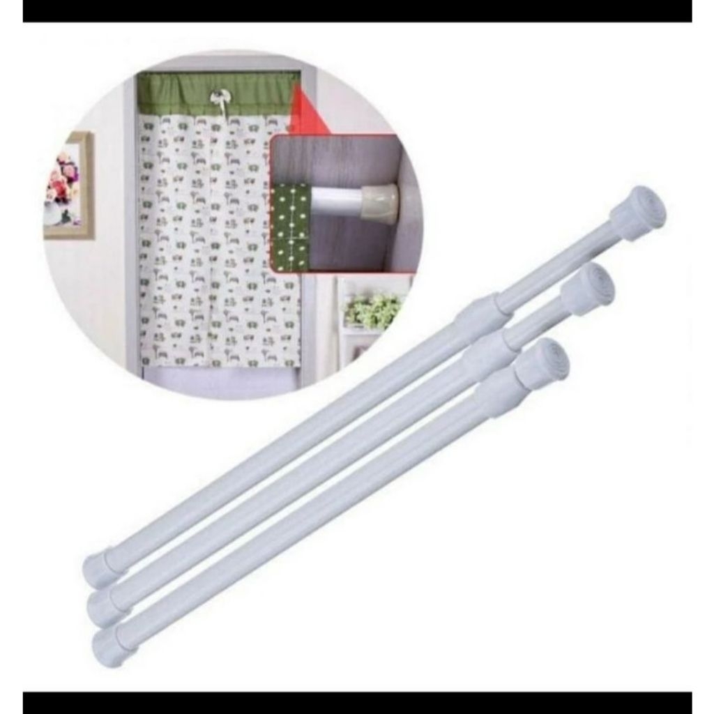 Tiang Gorden Flaksibel/Tiang Bendera/Tiang Gorden Jendela/Tiang Gorden Kolong Dapur