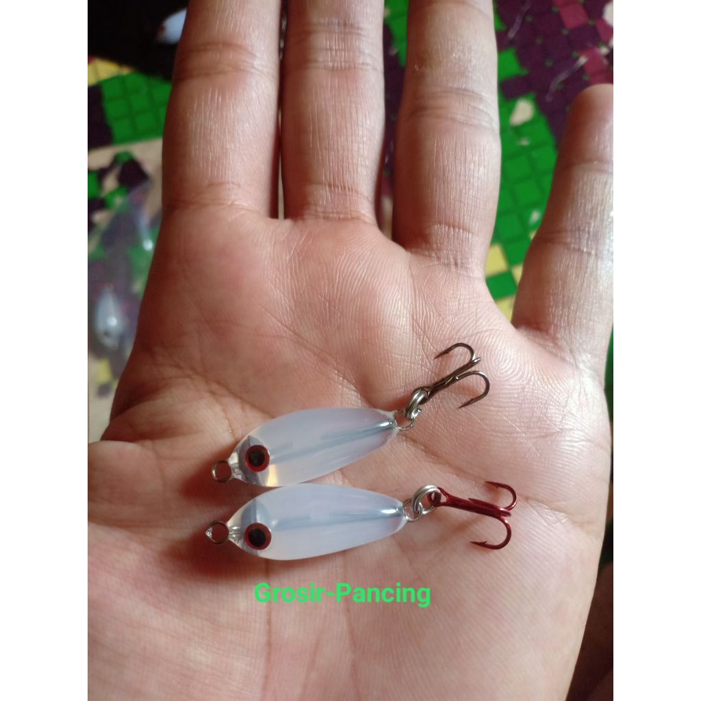 Grosir-Pancing Lure UpilBening 2,5cm 2g Cocok untuk casting ikan hampala