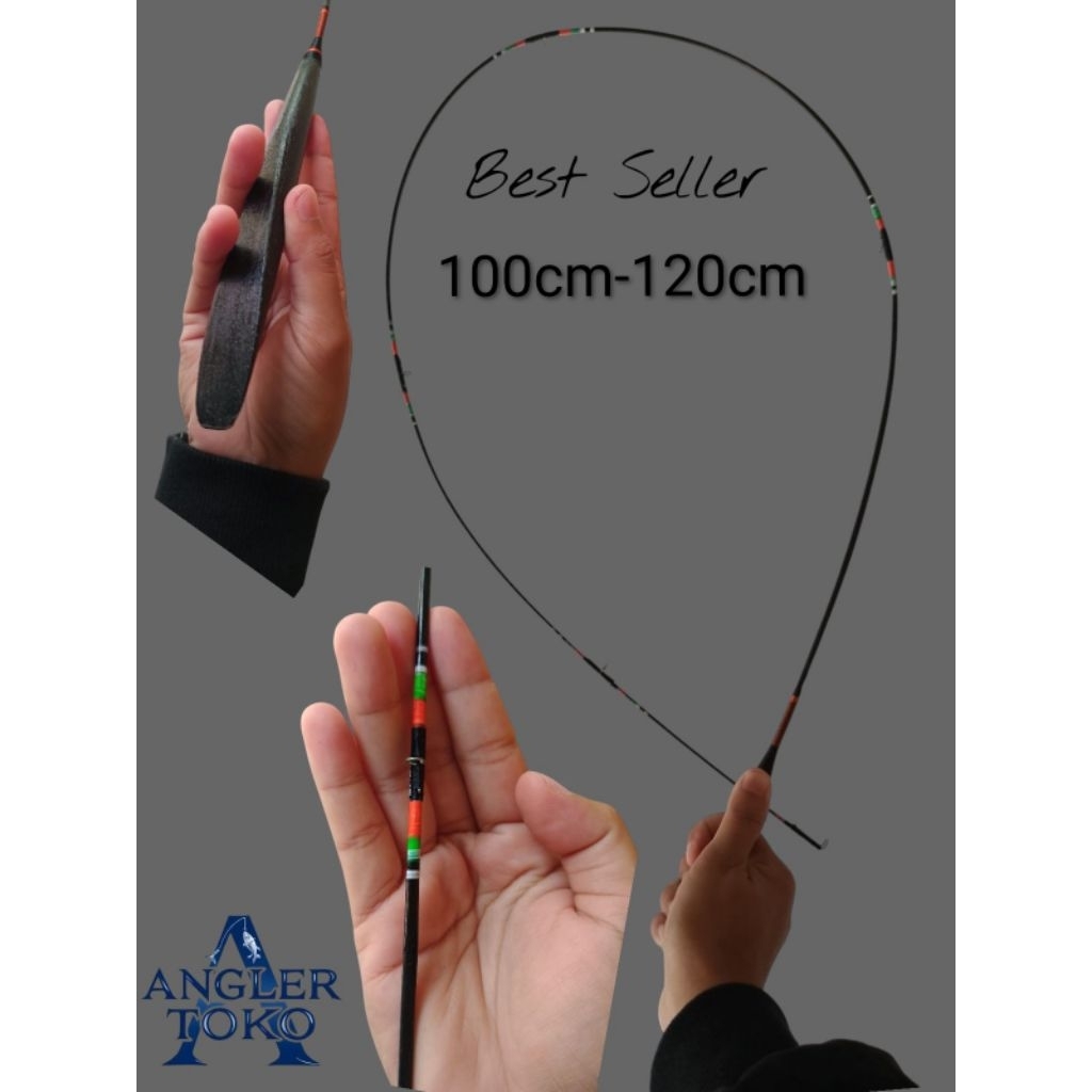 joran lentur/joran pancing berbagai ukuran 100cm-120cm