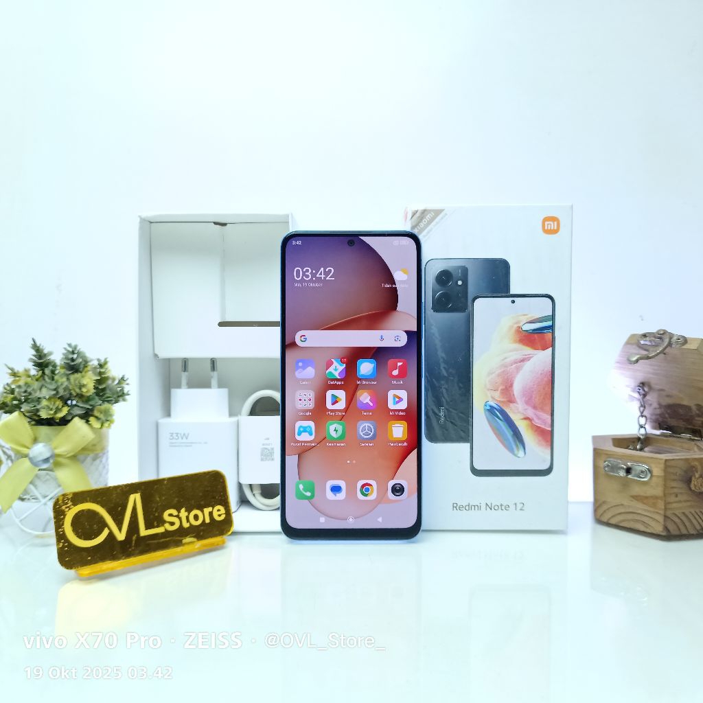 Xiaomi Redmi Note 12 RAM 6/128 GB HP Second Original Bergaransi
