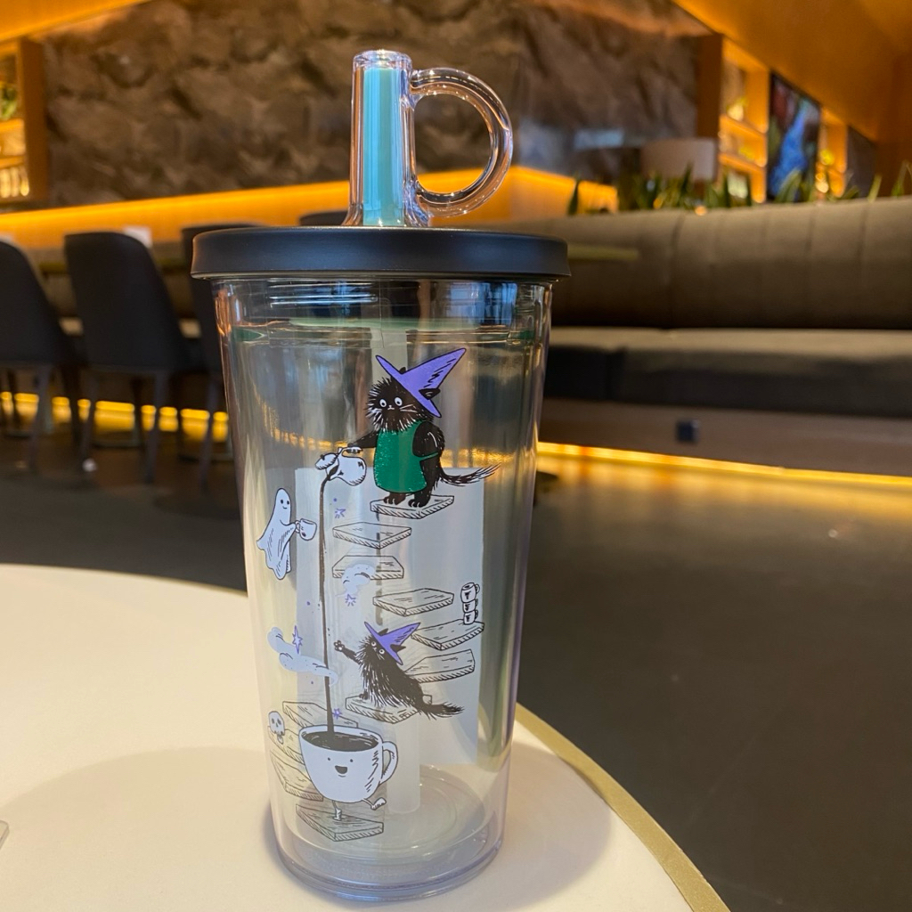 Starbucks Tumbler Purrfectly Spooky Halloween Edition 2025 - Botol Minum Starbucks Halloween 2025