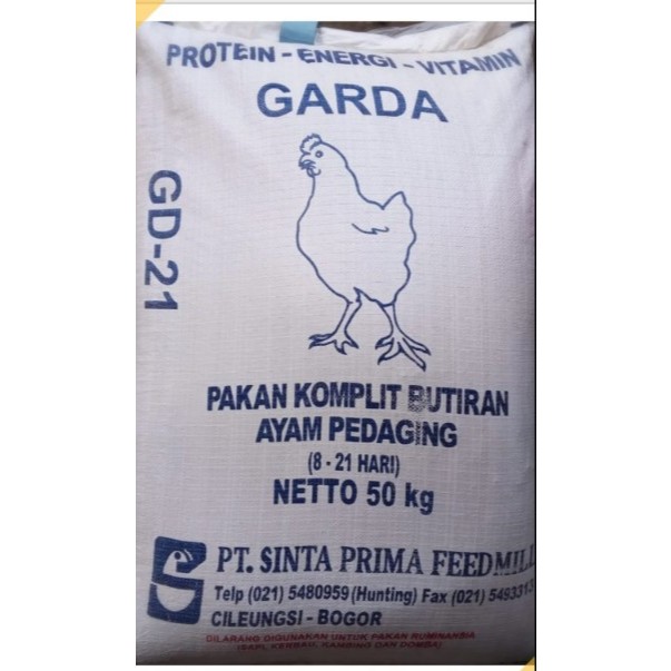 PAKAN AYAM/VOER SINTA GD-21 KARUNGAN 50KG