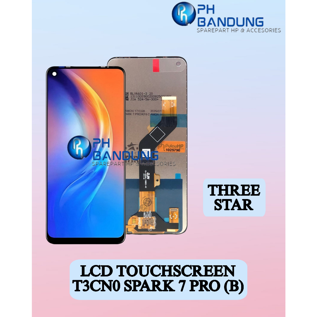 (PH BANDUNG)LCD Fullset Touchscreen TECNO SPARK 7 PRO