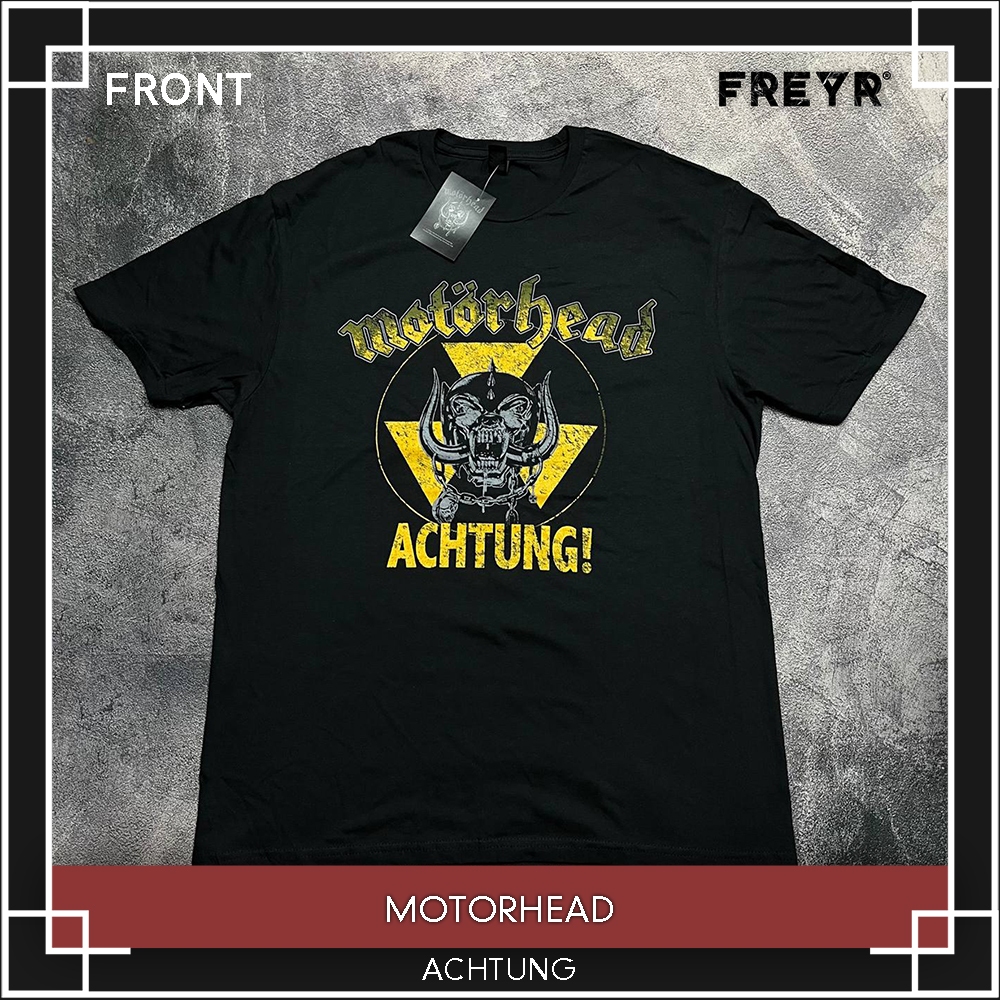 Kaos Band Motorhead - Achtung Original