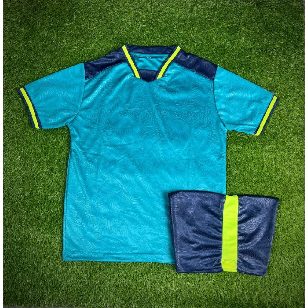 EMBOSH - SETELAN FUTSAL JERSEY BOLA JERSEY BAHAN EMBOSH TOSCA NAVY