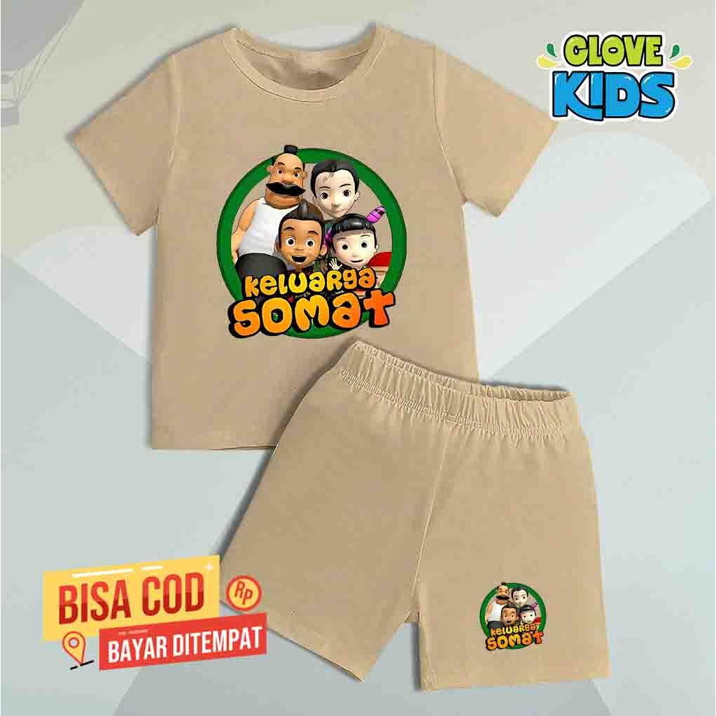 Kaos Setelan Anak Motif Kartun Keluarga Somat Baju 1 Stel Motif Kartun Keluarga Somat Kaos anak