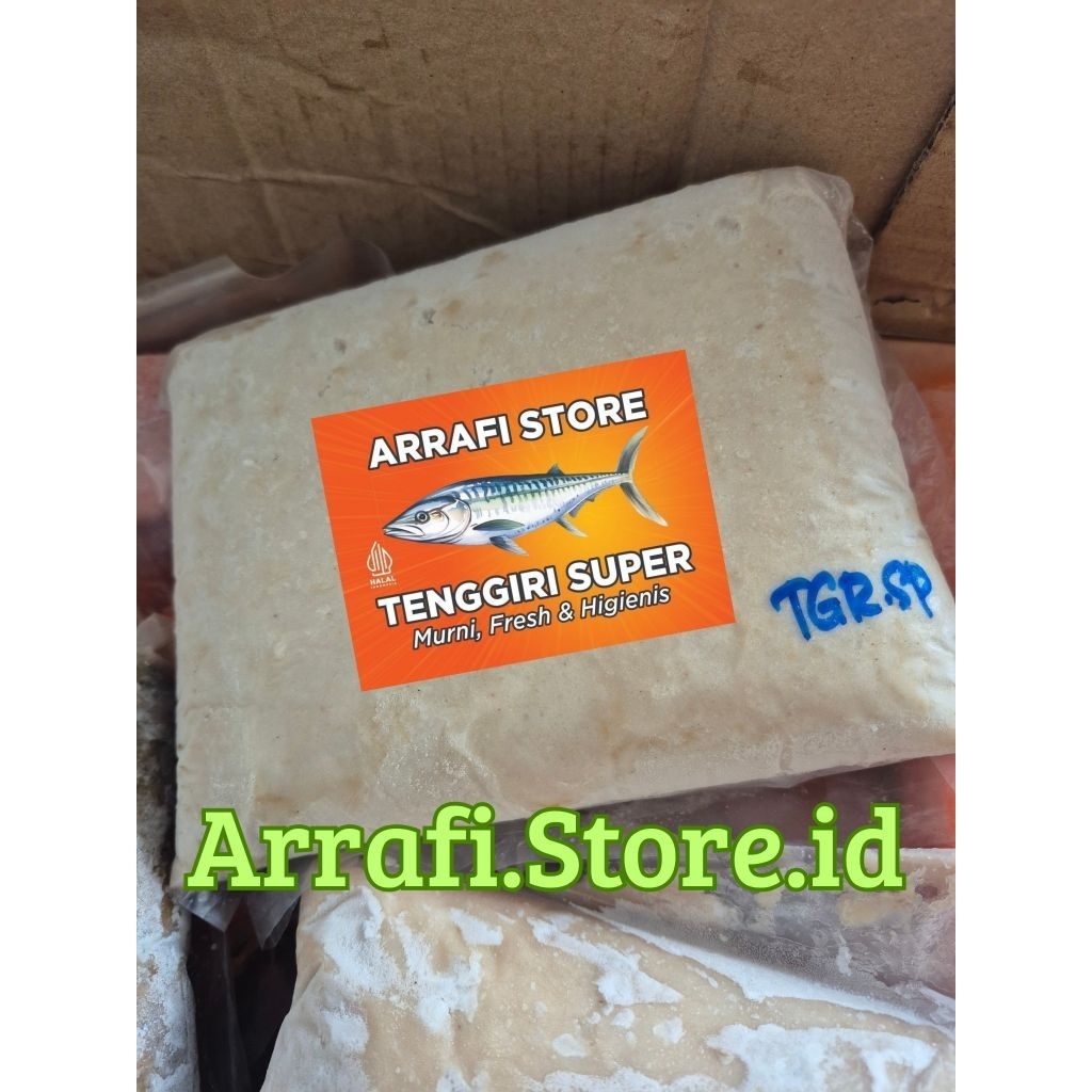 Ikan Tenggiri Giling Murni Super 1kg Fresh Frozen untuk Pempek Siomay Tekwan dan Olahan Makanan Ikan