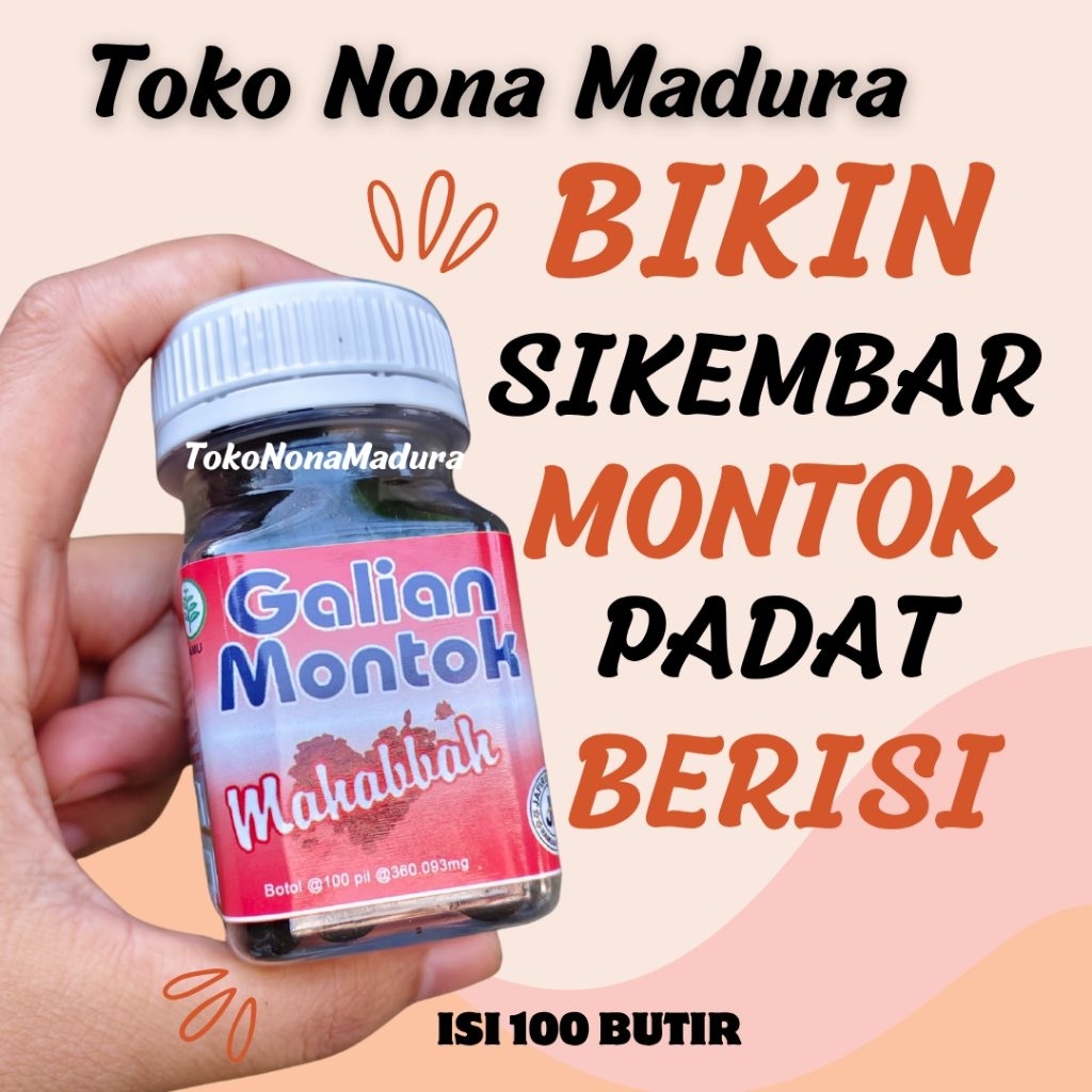 TOKO NONA MADURA GALIAN MONTOK GALMON JAMU FIRDAUS MAHABBAH JAMU GALIAN MONTOK BPOM PEMBESAR PAYUDAR