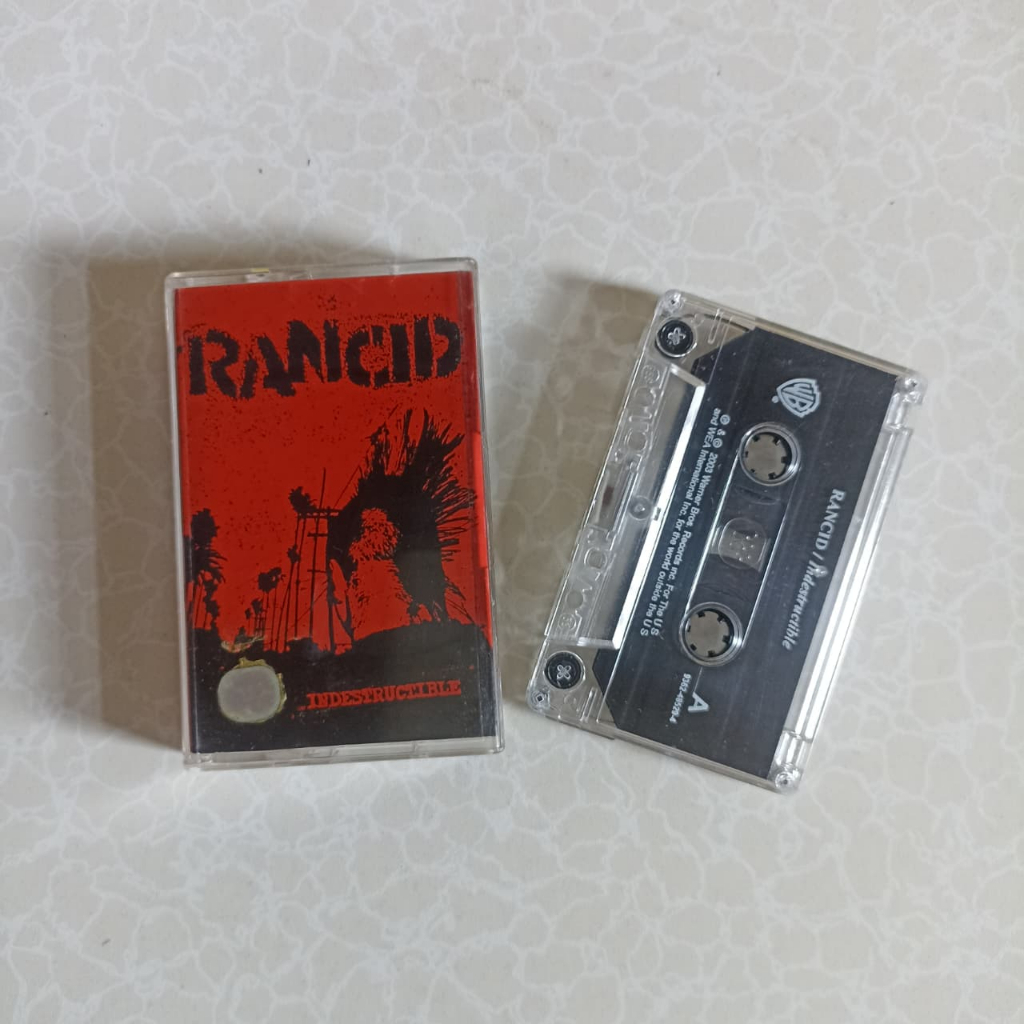 Kaset Pita Rancid Indestructible Original Kondisi Bagus Sekali
