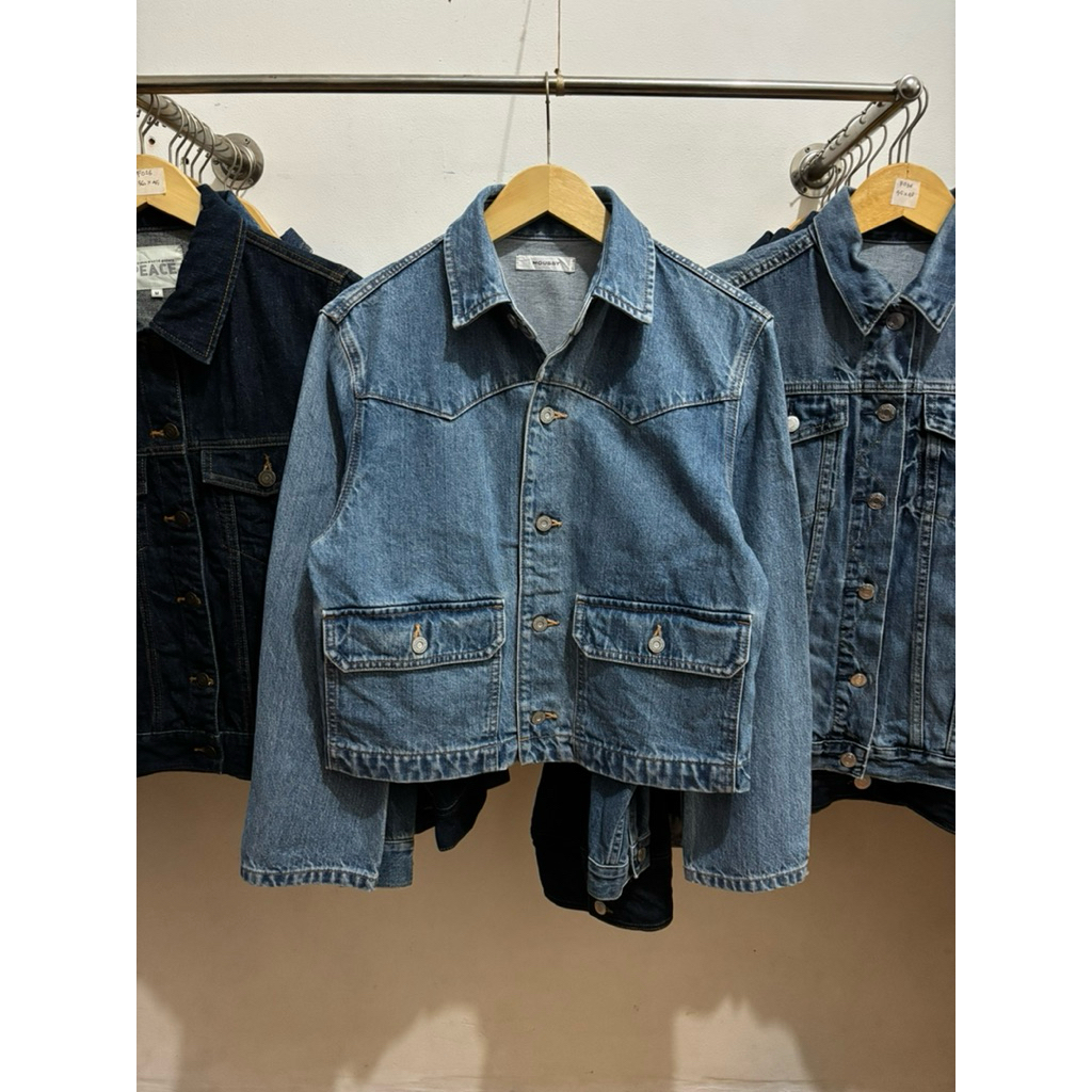 MOUSSY WESTERN BOXY DENIM JACKET SECOND ORIGINAL