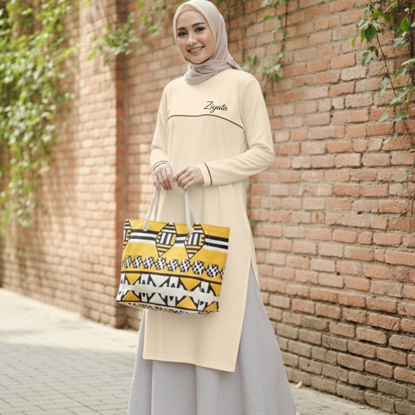 Baju Tunik Keren Muslimah Cocok Untuk Acara Kasual Terlaris Atasan Wanita Pakaian Wanita Kekinian Ne