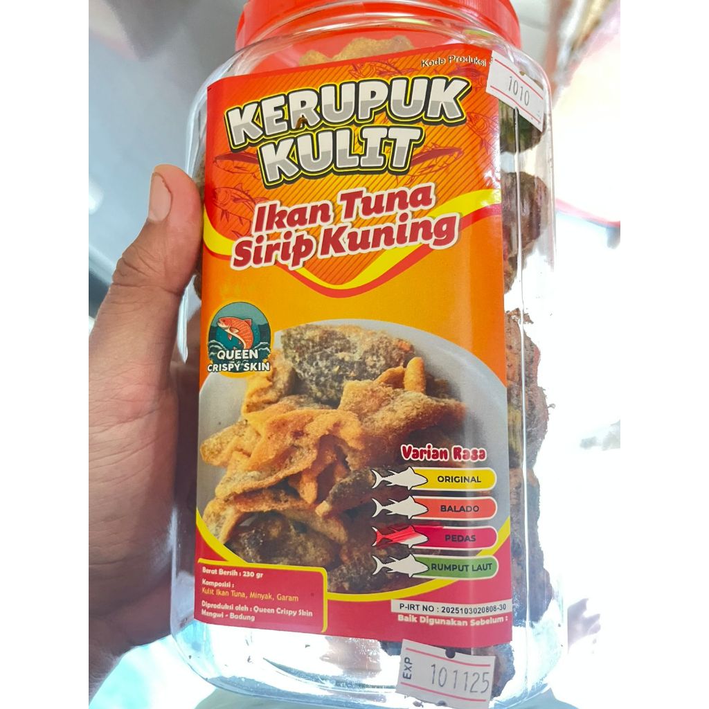 Krupuk Kripik Ikan Tuna Sirip Kuning