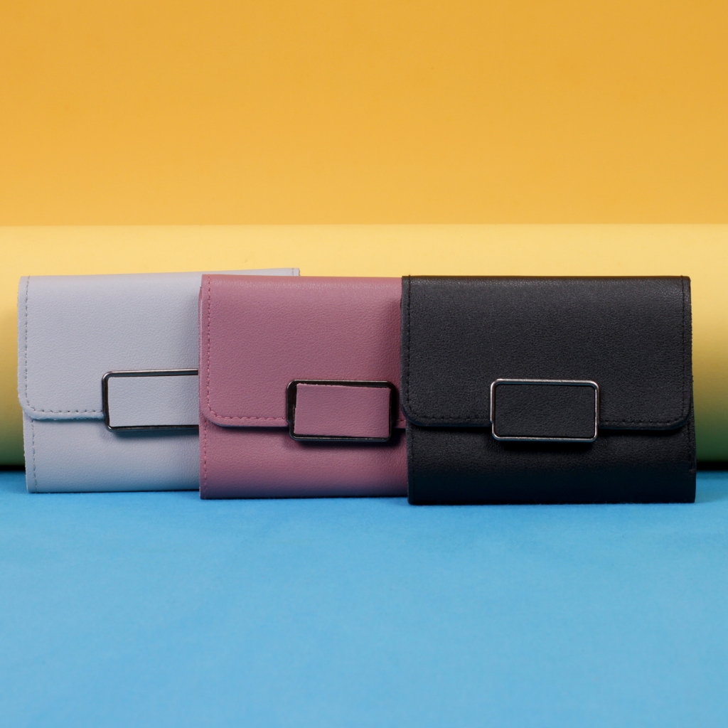 Dompet Lipat Polos Dompet Wanita Import COD DOMPET WANITA SIMPLE Kode ED04