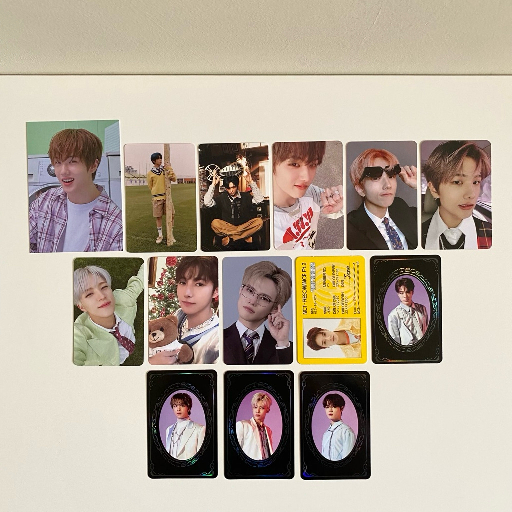 Photocard PC Official Jisung Laundry Tincase, ISTJ Image Card, Hello Future Agent, Kihno Future, Bea