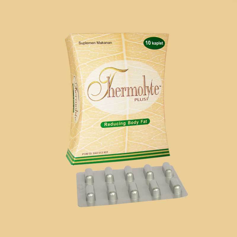 Thermolyte Plus 10 Kaplet Diet Herbal Pembakar Lemak