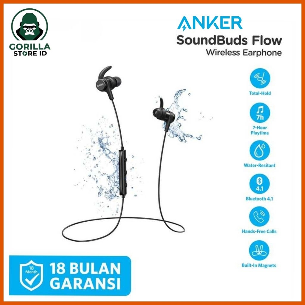 Anker Soundbuds Flow Bluetooth Earbuds - A3234