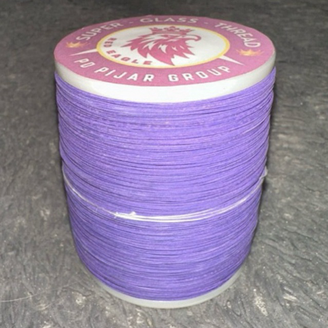 Gelasan Katun Super 2000Yard Uk 0.18 Asli Sukabumi.Gelasan Layangan Super Tajam