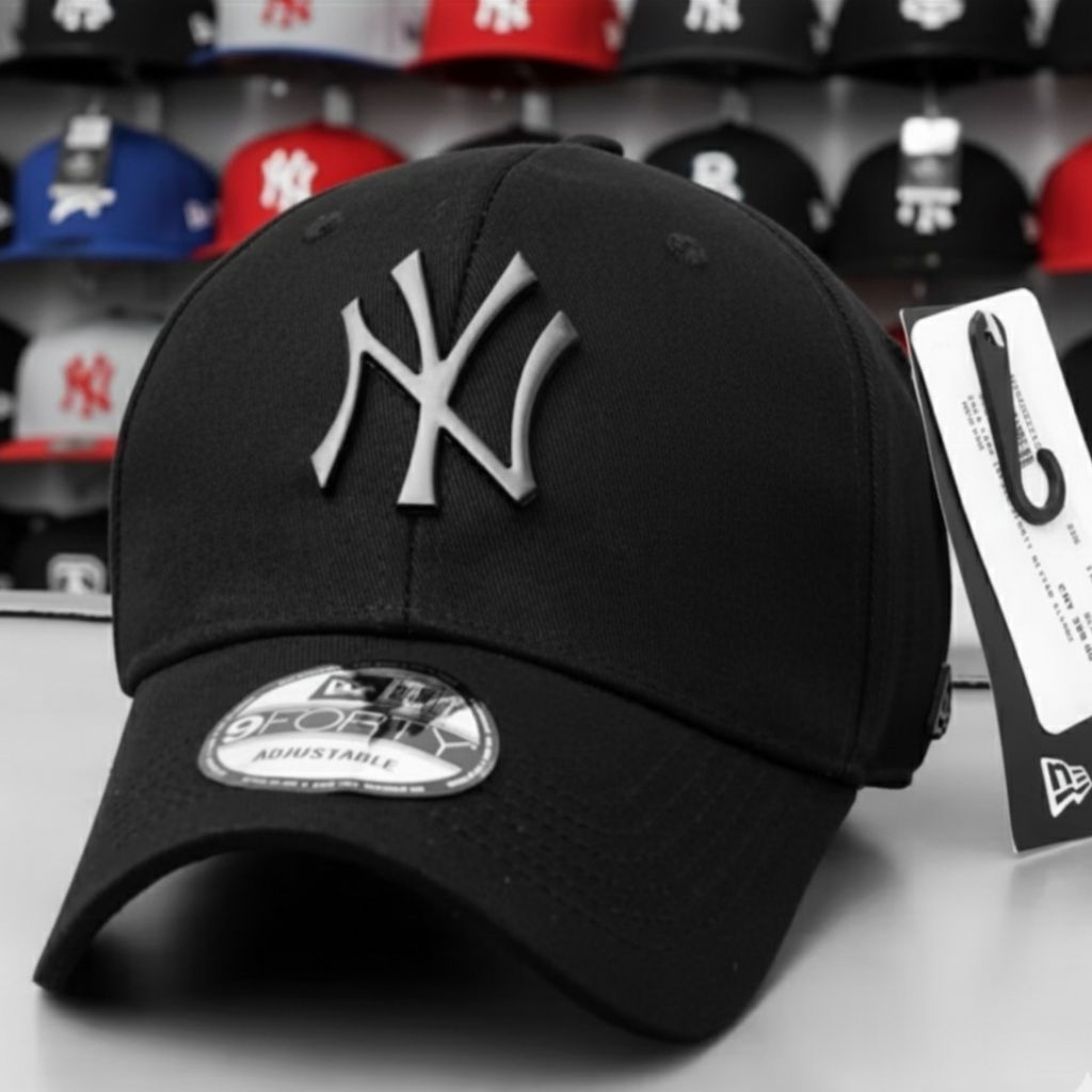 Topi NY New Era Yankees logo besi