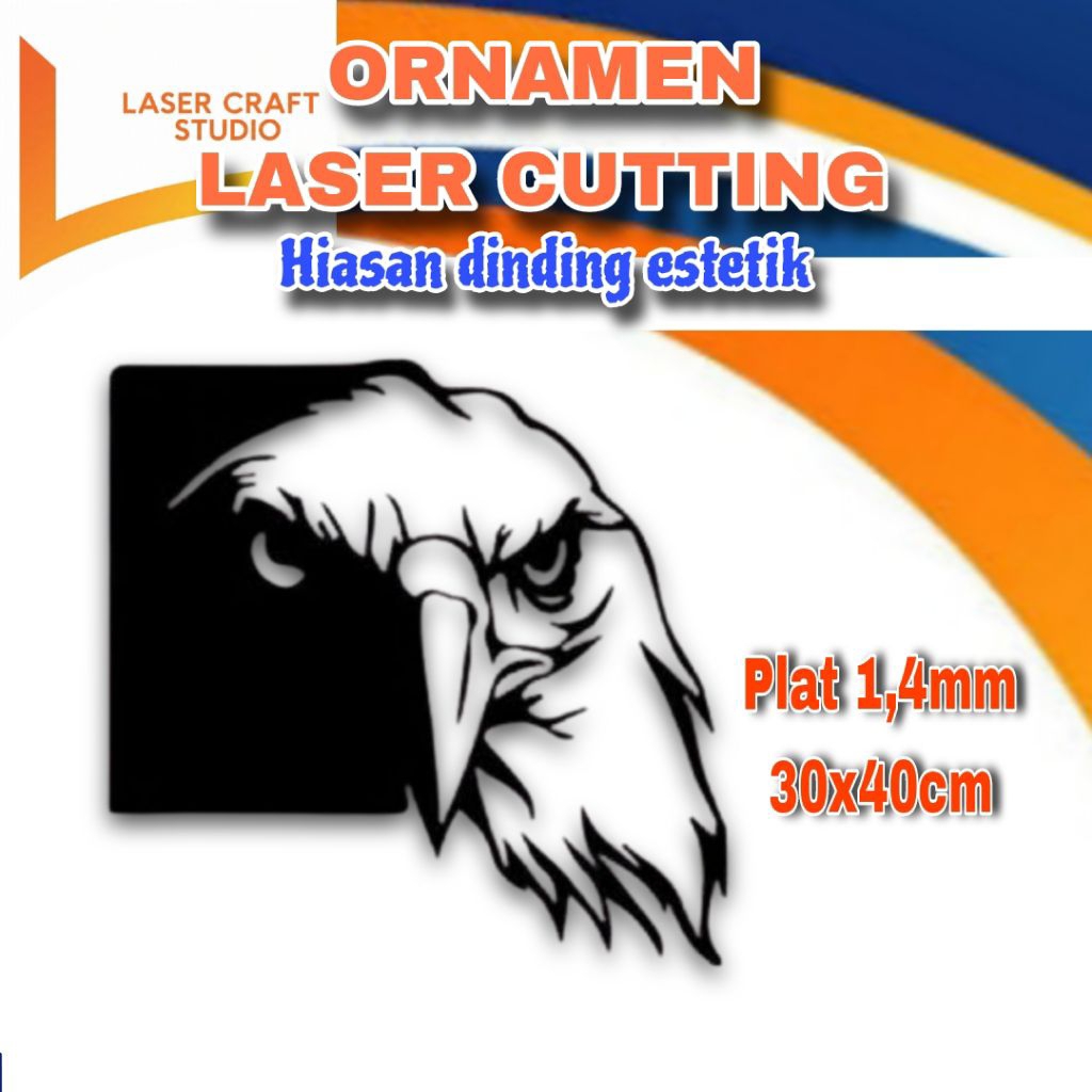 Hiasan dinding estetik / plate laser cutting ornamen / plat besi laser cutting