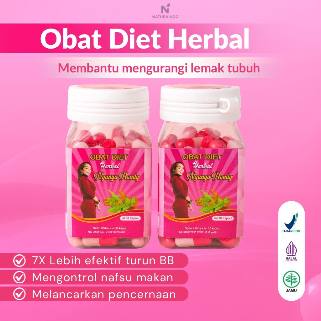 Nyonya Hendy Herbal Pelangsing Badan | Obat Diet Dan Detox Isi 30 Kapsul