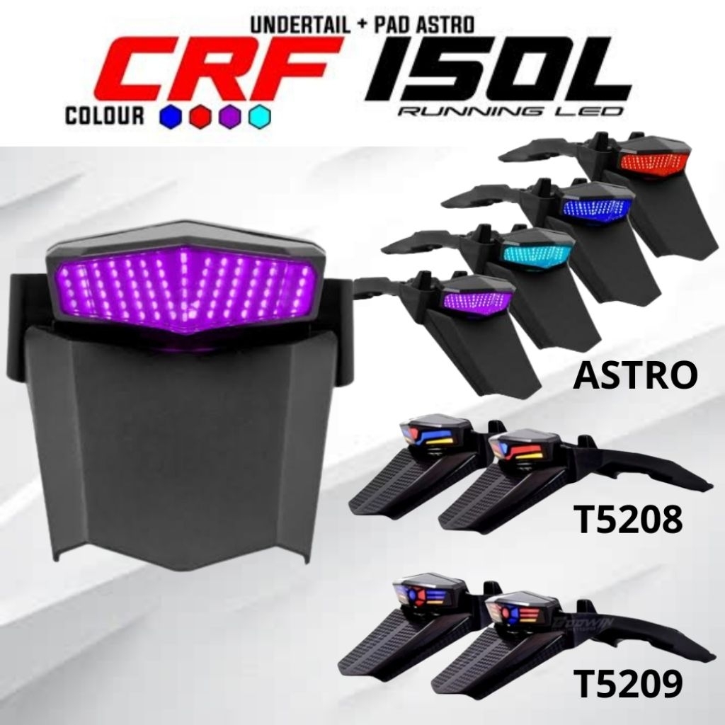 SPAKBOR BELAKANG CRF / STOP LAMP 3IN1 CRF / SPAKBOR BELAKANG CRF PLUS LAMPU/LAMPU STOP CRF LED/BUNTU