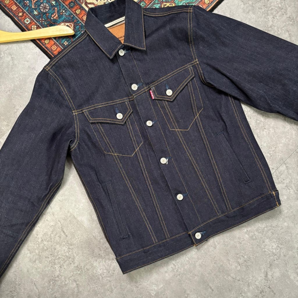 Wingman denim enzo type III trucker Denim Jacket 13oz raw denim