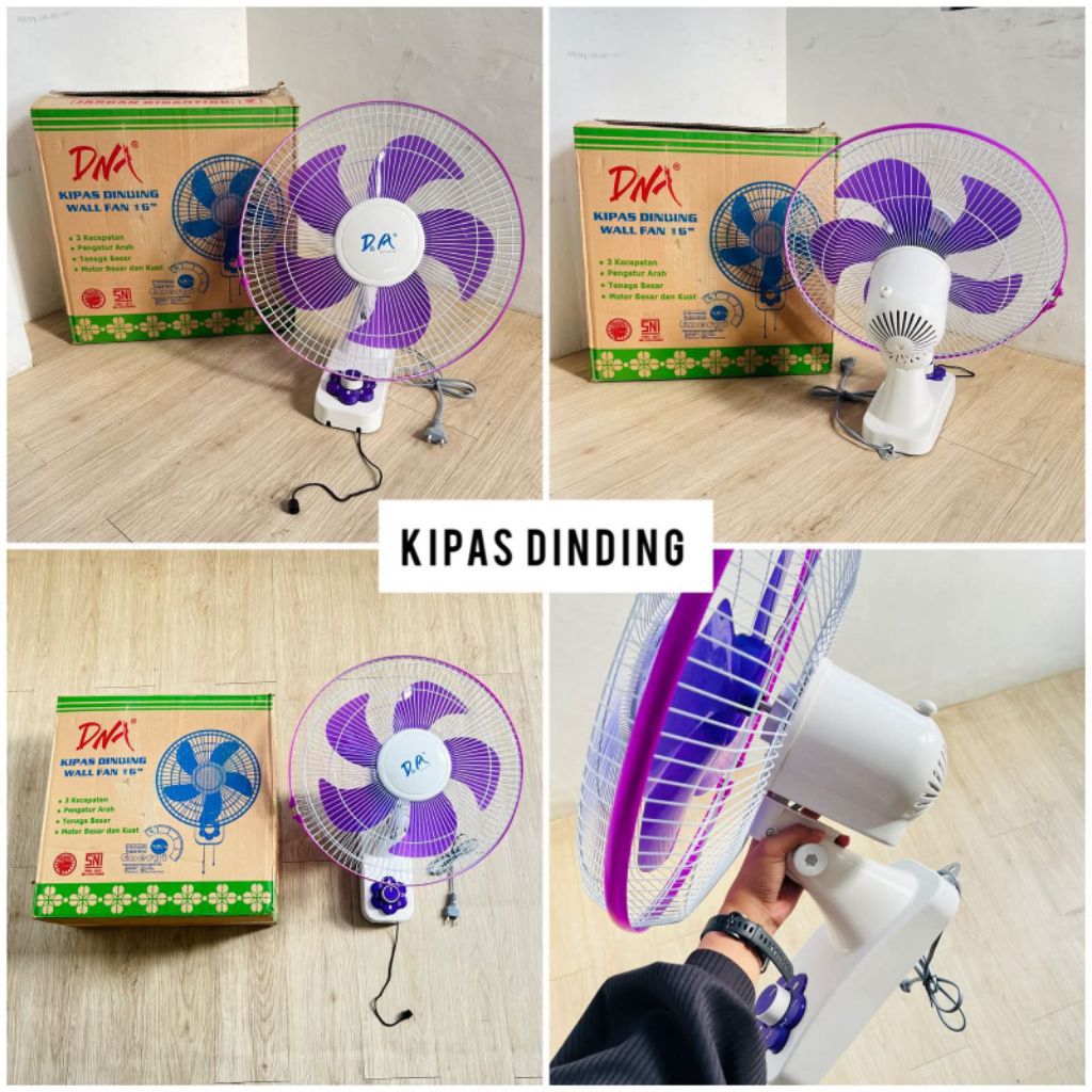 KIPAS ANGIN DINDING DNA 16INC | KIPAS ANGIN TEMPEL DINDING MURAH