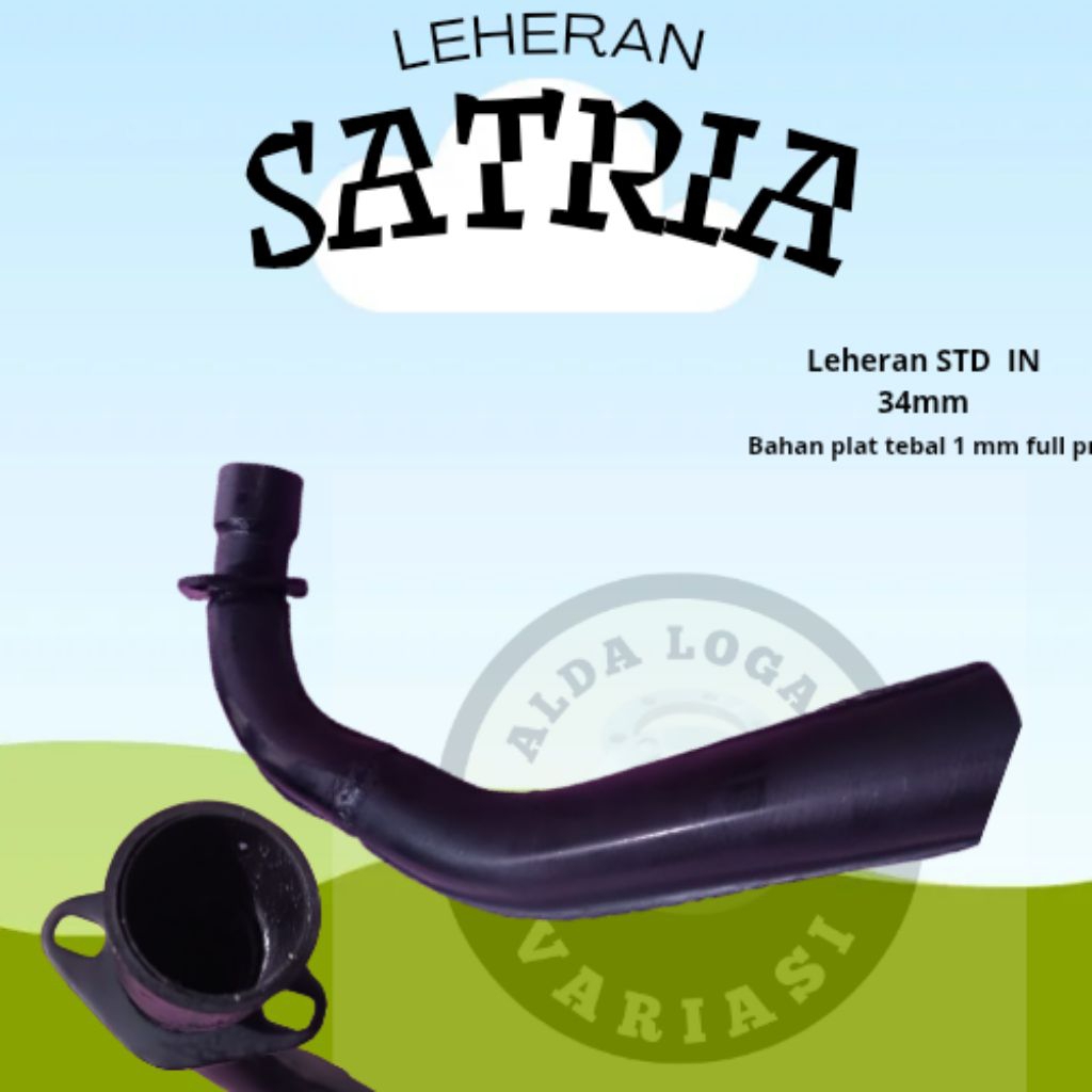 Leheran Satria fuul Press Leheran knalpot Satria 2tag mode Hiu Lumba2  siap pakai bahan tebal fullpr
