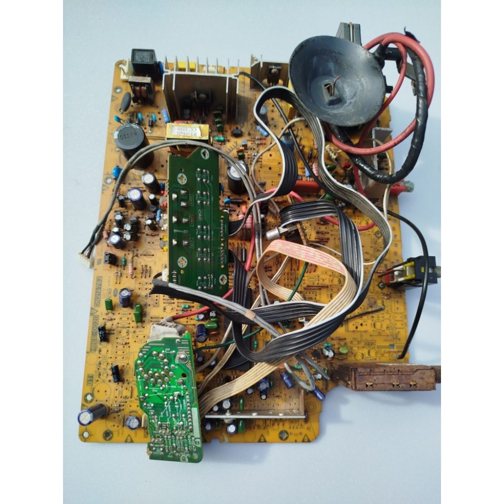 Mesin tv polytron/digitec lawas crt tabung baca depkripsi
