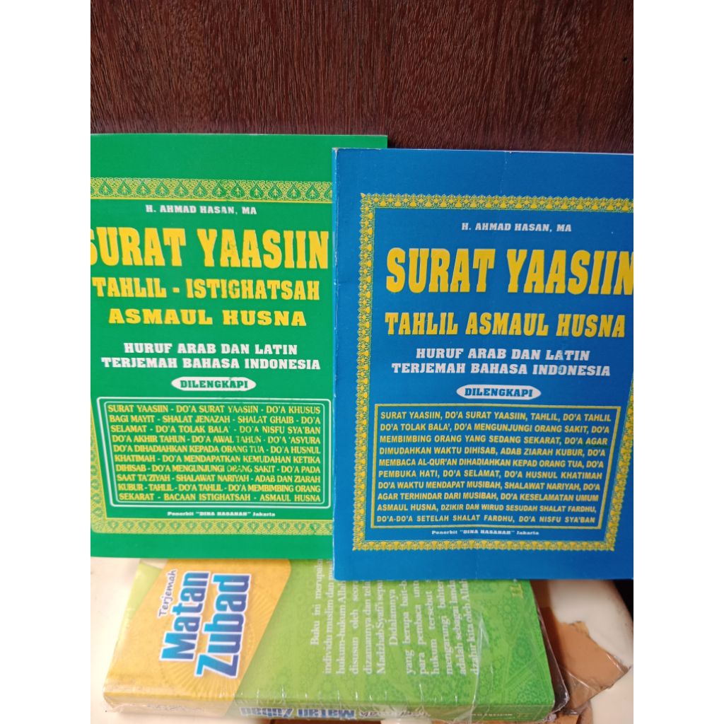 Surat yasin tahlil asmaul Husna Arab latin terjemah Indonesia