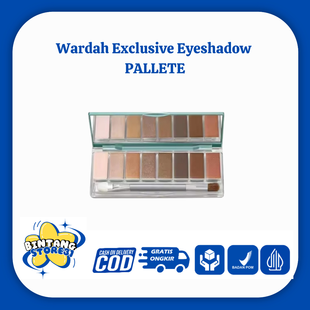 Wardah exclusive Eyeshadow Pallete