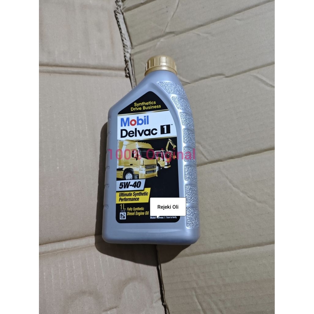 Oli Mobil Delvac1 Fully Synthetic 5w-40 5w40 Liter Original