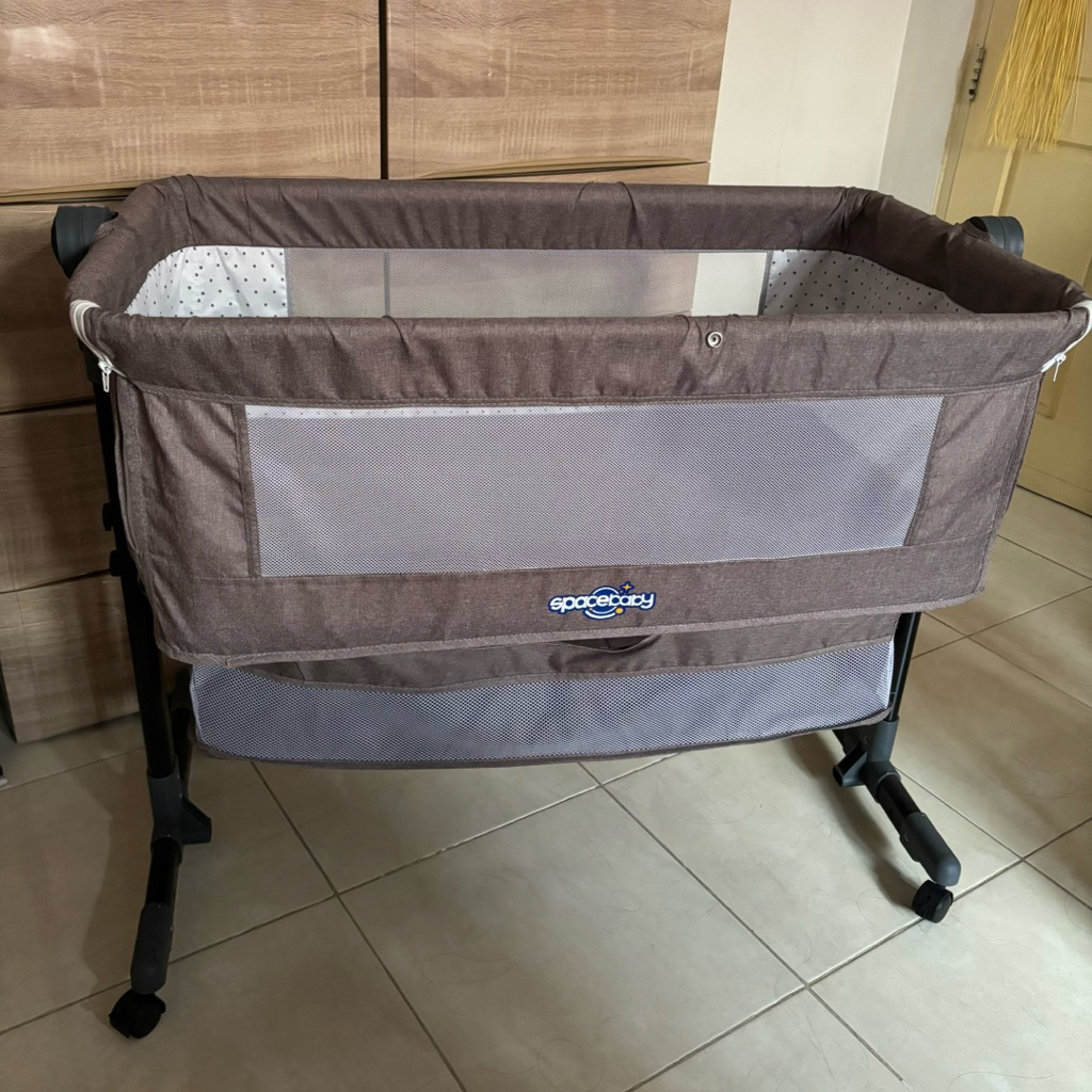 preloved baby box spacebaby - baby bedside - kasur bayi - ranjang bayi
