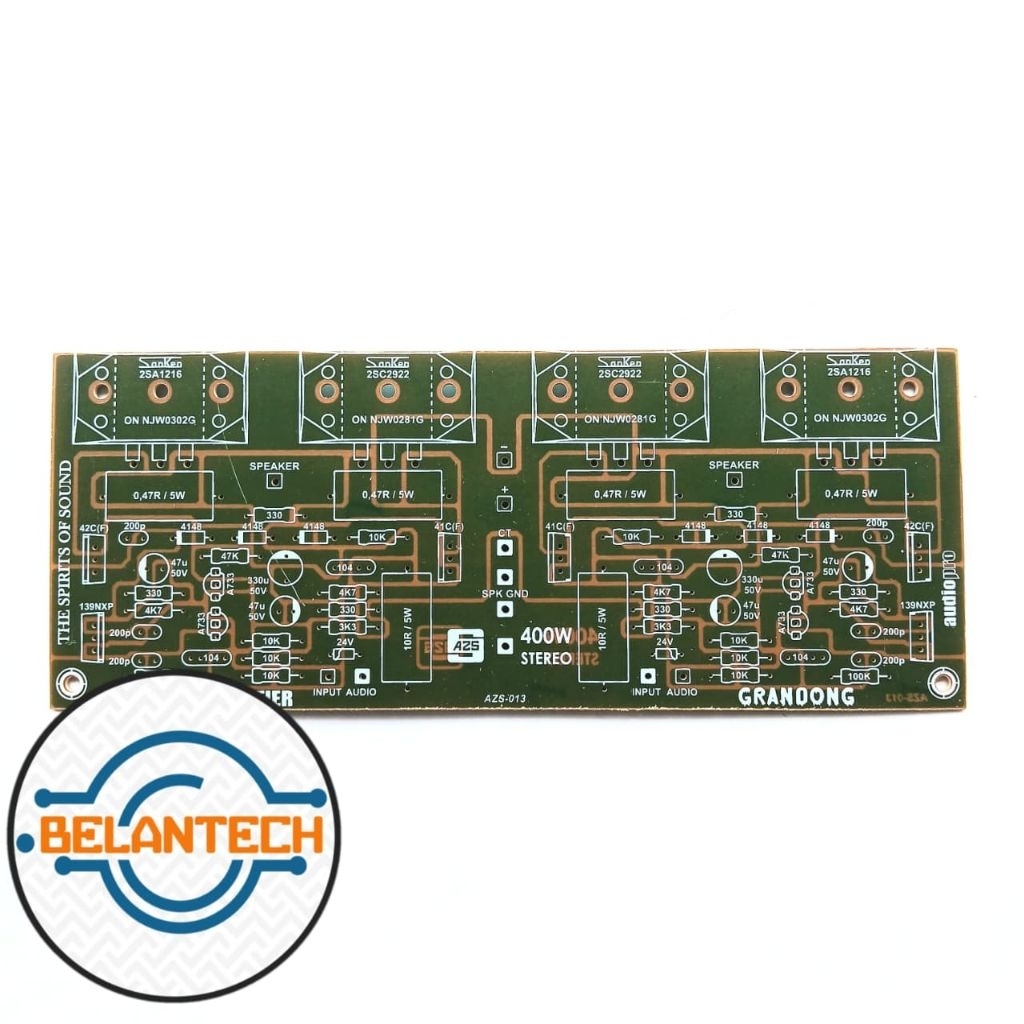 PCB Power 400W Stereo SANKEN Stereo SAFARI Stereo Super AZS-013
