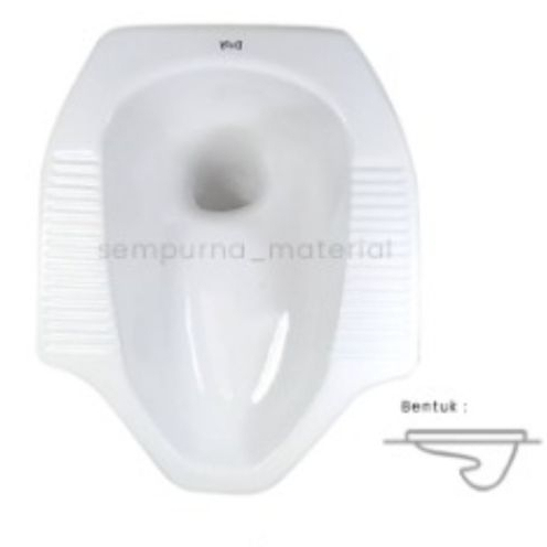 Closet Jongkok DUTY - Bengkok