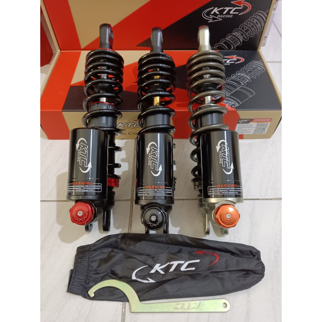 SHOCK BREAKET KTC SHOCK KTC RACING APEX SERIES TABUNG BAWAH CLICK REBOUND FUNGSI VARIO 150NEW VARIO 