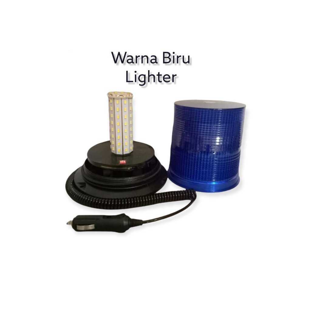 BARDOLF Lampu Rotary Magnet WL27 12-48V Amber LED WL 27 Biru Blue