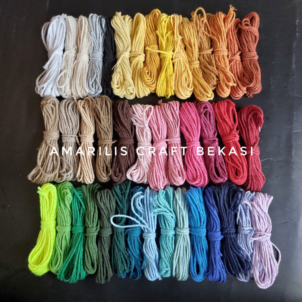 [5meter] Tali Katun Macrame 2mm