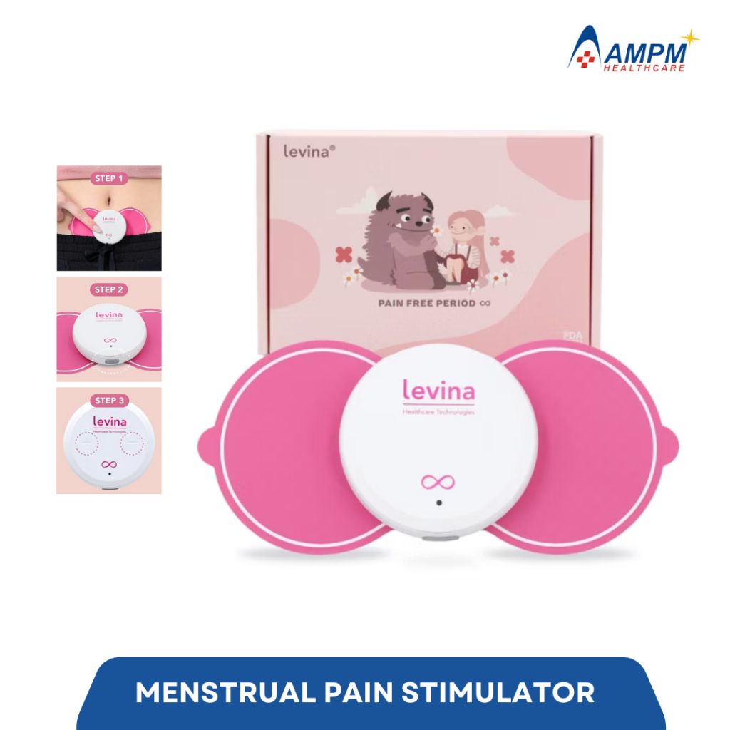 Levina Wireless TENS unit RS-38 | Pereda Nyeri Haid Menstruasi Keram Perut | Alat Terapi Nyeri