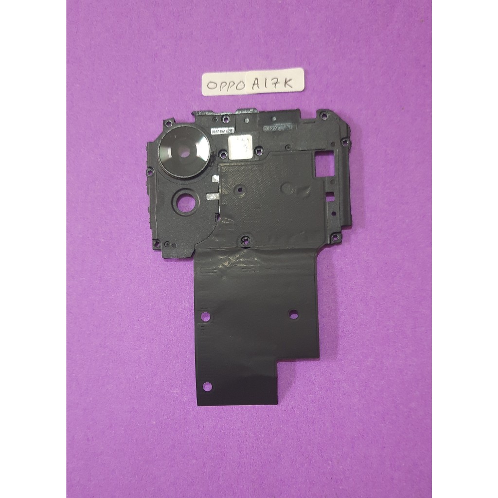 tutup mesin kaca kamera bekas Oppo a17K ori bekas
